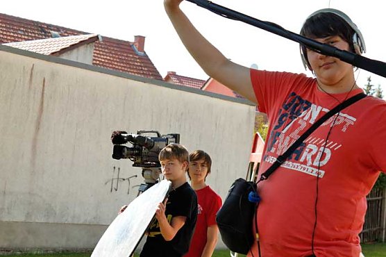 Videoprojekt zur regionalen Wirtschaft (Foto: Stadtjugendring Sondershausen)