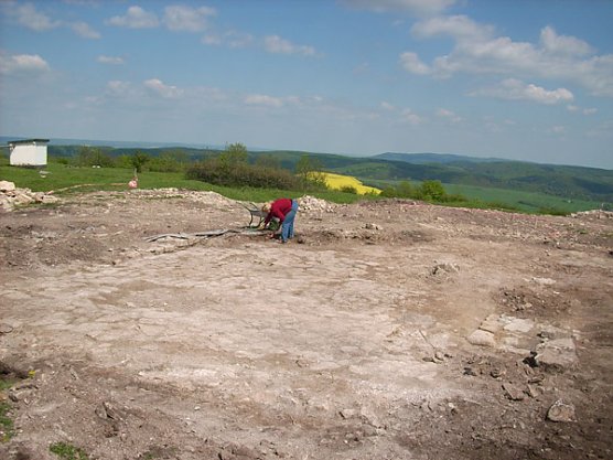 Ausgrabung am Frauenberg (Foto: Karl-Heinz Herrmann)