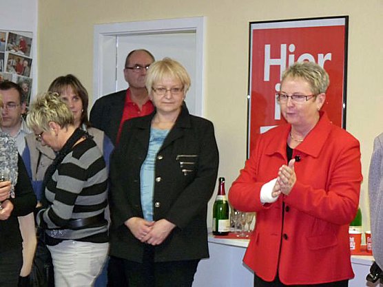 Die Linke gab Empfang (Foto: Karl-Heinz Herrmann)