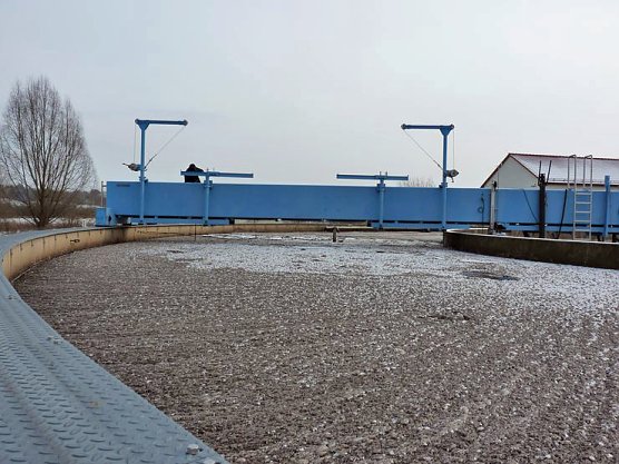 Harte Arbeit f&uuml;r sauberes Abwasser (Foto: Karl-Heinz Herrmann)