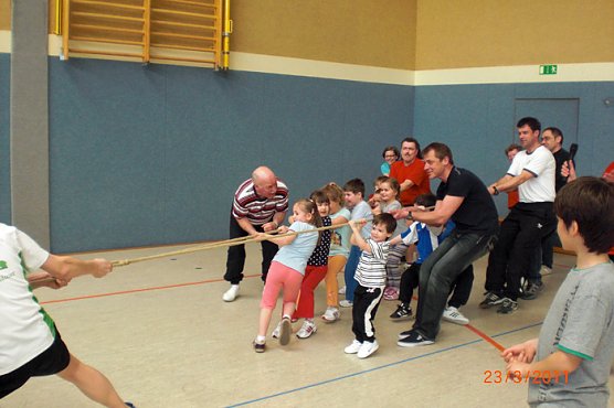 Sport in der Kindervilla (Foto: Kindervilla Bad Frankenhausen)