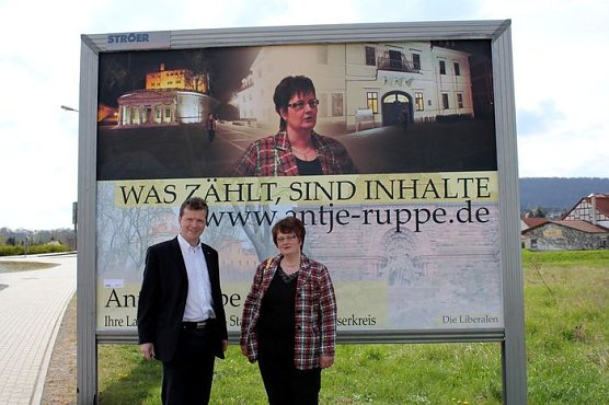 Wahlaufruf Antje Ruppe (Foto: R. Schraps)