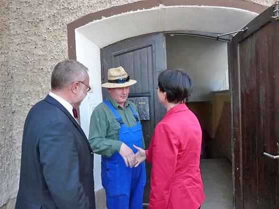 Mehr als nur Besuch (Foto: Karl-Heinz Herrmann) Mehr als nur Besuch (Foto: Karl-Heinz Herrmann)