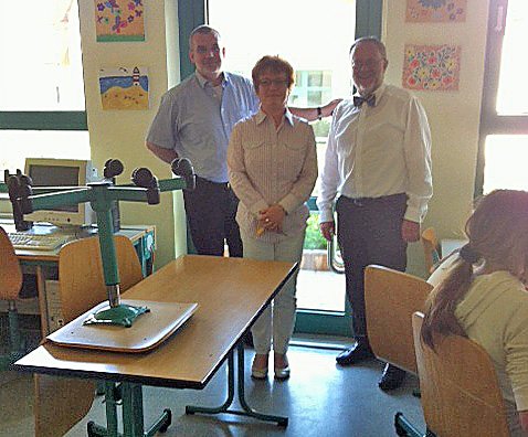 Landeselternsprecher zu Besuch (Foto: Landratsamt Kyffhäuserkreis) Landeselternsprecher zu Besuch (Foto: Landratsamt Kyffhäuserkreis)