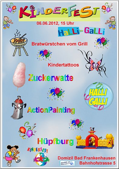 Kinderfeier in Frankenhausen (Foto: Domizil) Kinderfeier in Frankenhausen (Foto: Domizil)