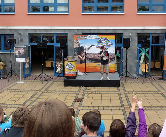 Rockparty in der Schule (Foto: Karl-Heinz Herrmann)