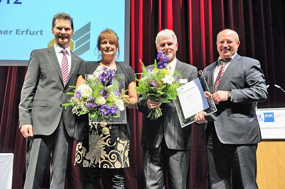 IHK-Ehrennadel verliehen (Foto: IHK Erfurt)