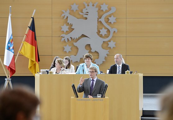 Dirk Adams im Landtag (Foto: B&uuml;ndnis90/Die Gr&uuml;nen)