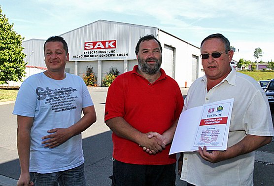 Förderer der Feuerwehr (Foto: Günter Herting) Förderer der Feuerwehr (Foto: Günter Herting)