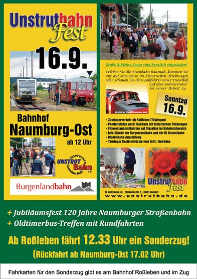 7. Unstrutbahn-Fest (Foto: Unstrutbahnverein)