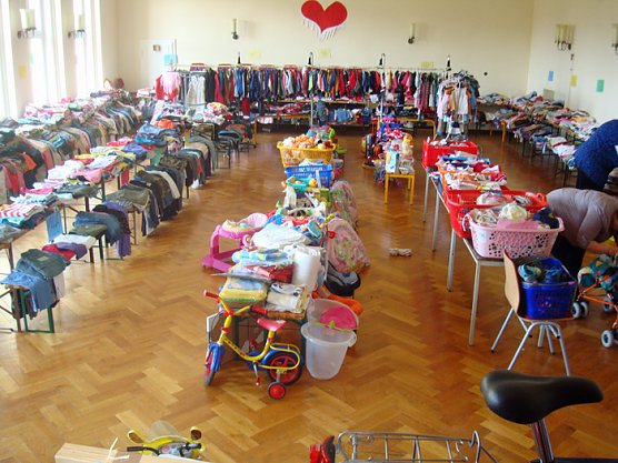 Kleiderbasar für Ebeleben (Foto: Bianca Runge) Kleiderbasar für Ebeleben (Foto: Bianca Runge)