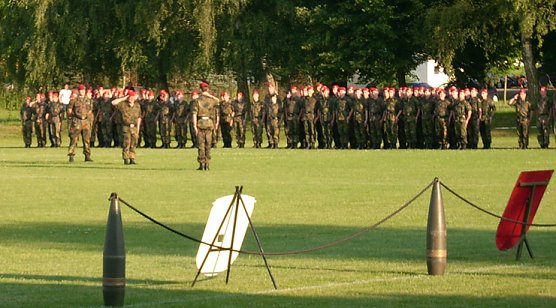 Kommando&uuml;bergabe bei Garnison Sondershausen (Foto: Karl-Heinz Herrmann)