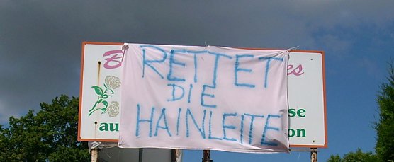 Protest Windpark Hainleite (Foto: Karl-Heinz Herrmann)