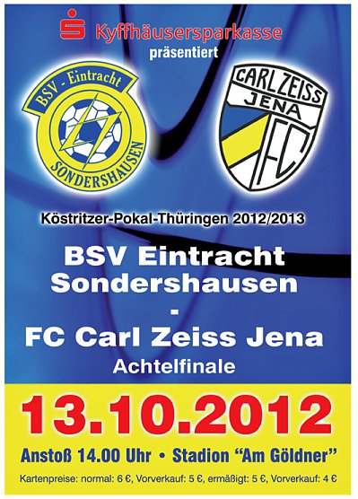 Am Samstag Pokalschlager (Foto: BSV Eintracht Sondershausen)