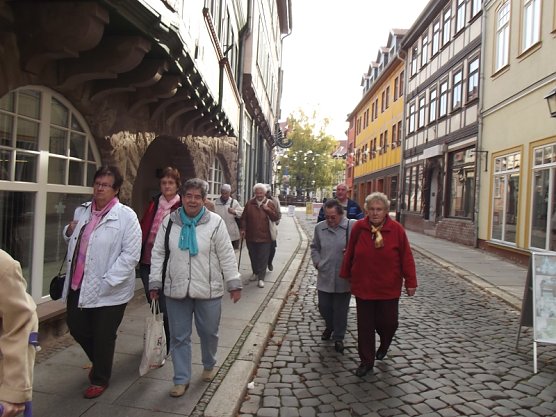 Unterwegs in Nordhausen (Foto: T. Leipold)