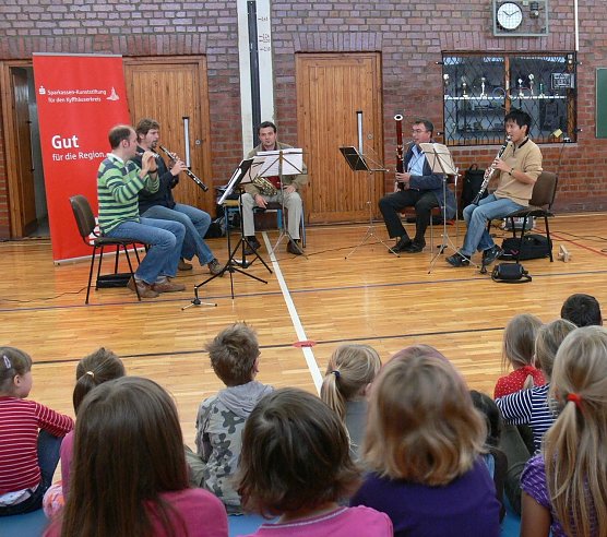 Kammermusik in der Schule (Foto: Ilka Kühn) Kammermusik in der Schule (Foto: Ilka Kühn)