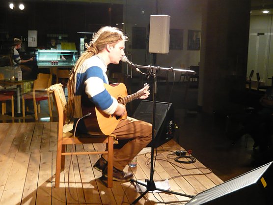 Sebastian Hackel im Panorama Museum (Foto: Fred B&ouml;hme)