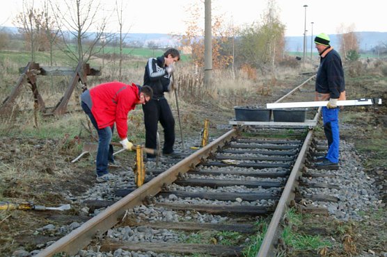 Güter auf die Schienen... (Foto: Günther Göbel) Güter auf die Schienen... (Foto: Günther Göbel)