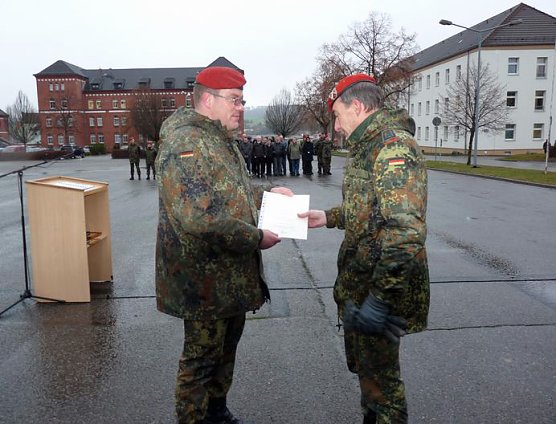 Bataillonsappell zum Jahresende (Foto: Karl-Heinz Herrmann)