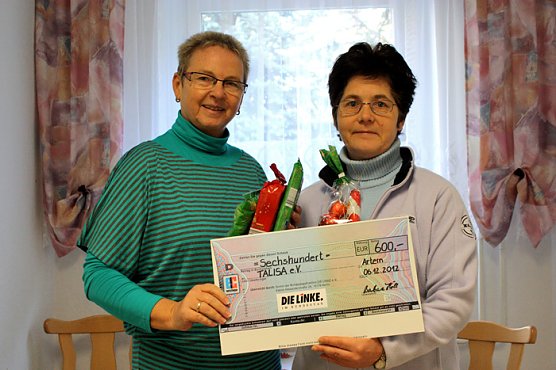 Vorweihnachtliche &Uuml;berraschungen (Foto: Wahlkreisb&uuml;ro Kersten Steinke)