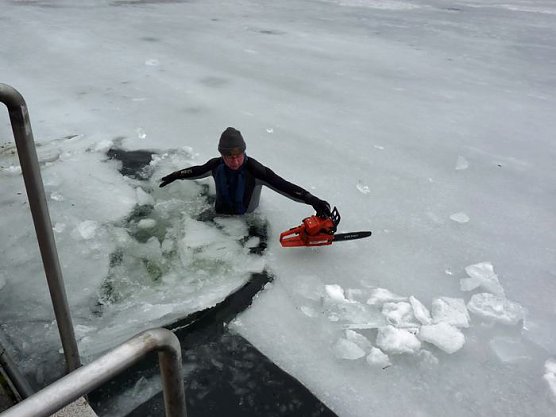 Im Eis versunken (Foto: Karl-Heinz Herrmann)