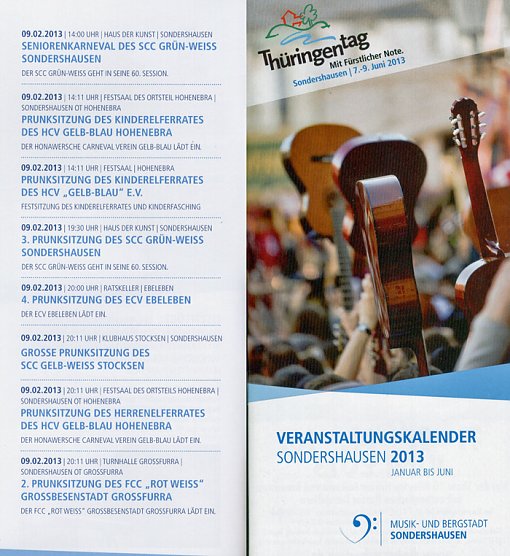 Neuer Veranstaltungskalender SDH (Foto: Karl-Heinz Herrmann)