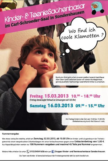Wieder Kinder- und Teeniesachenbasar (Foto: Jana Gro&szlig;)