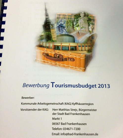 Tourismusbudget 2013 (Foto: Stadt Bad Frankenhausen)