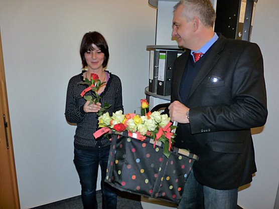 Zum Frauentag gratuliert! (Foto: Karl-Heinz Herrmann)