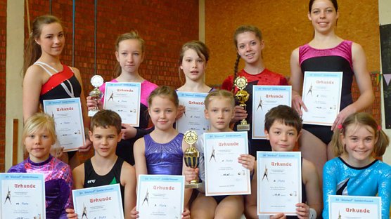 Gau-Einzelmeisterschaften im Turnen (Foto: SV Gl&uuml;ckauf Sondershausen)