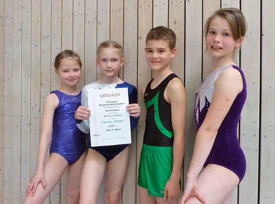 Turnen in Rudolstadt (Foto: SV Glückauf Sondershausen) Turnen in Rudolstadt (Foto: SV Glückauf Sondershausen)