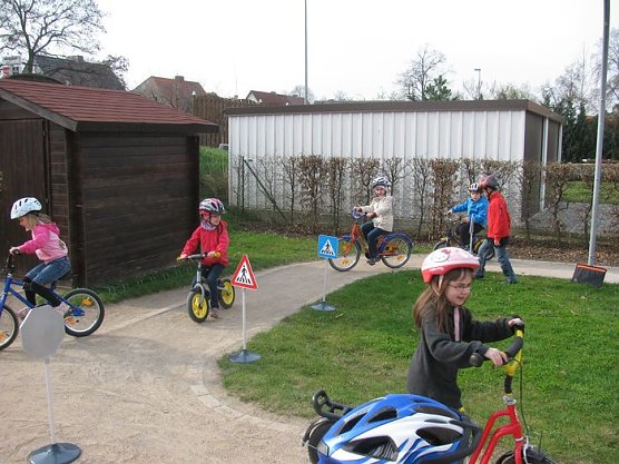 Spielend geschult (Foto: Verkehrswacht Artern)