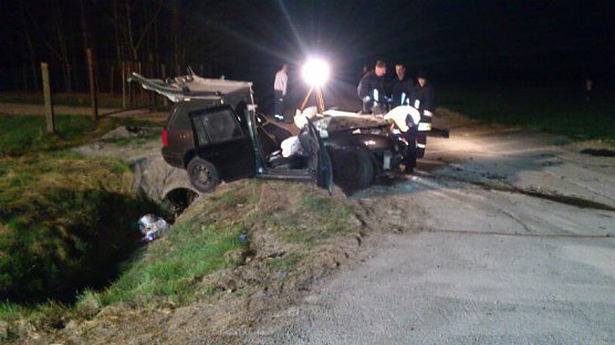 Person eingeklemmt (Foto: Andreas Sorber)