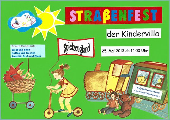 Wieder Stra&szlig;enfest (Foto: Kindervilla Bad Frankenhausen)