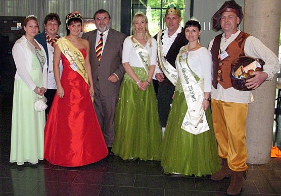 Majest&auml;ten im Landtag (Foto: Wahlkreisb&uuml;ro Holbe)