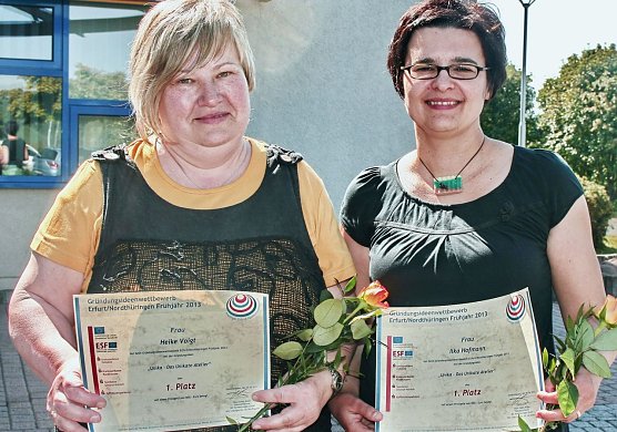 Die beiden Siegerinnen (Foto: BIC Nordth&uuml;ringen)