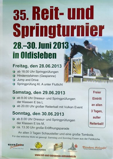 Reit- und Springturnier (Foto: Karl-Heinz Herrmann)