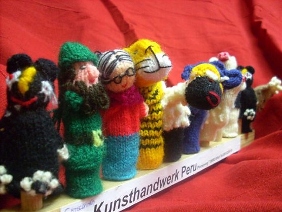 Fingerpuppen aus Peru (Foto: Kreisdiakonie Sondershausen)