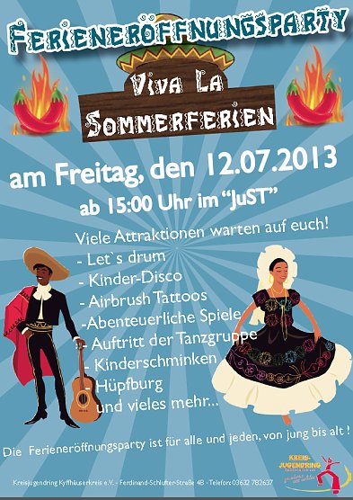 Feriener&ouml;ffnungsparty im JuST (Foto: Just Sondershausen)