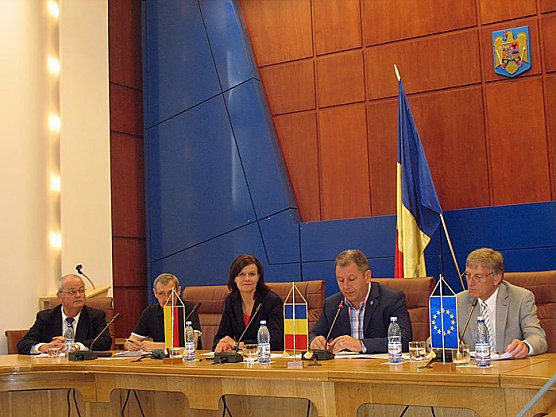 Erfolgreicher Besuch in Rumänien (Foto: Landratsamt Kyffhäuserkreis) Erfolgreicher Besuch in Rumänien (Foto: Landratsamt Kyffhäuserkreis)