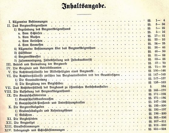 Bergordnung (Foto: Hans-Jürgen Schmidt) Bergordnung (Foto: Hans-Jürgen Schmidt)
