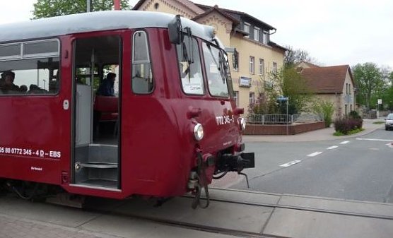 Triebwagen in Roßleben (Foto: privat) Triebwagen in Roßleben (Foto: privat)