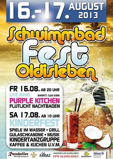 Schwimmbadfest Oldisleben (Foto: Stadt Bad Frankenhausen)