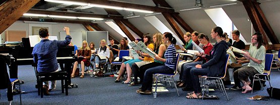 Noch wird geprobt (Foto: Rico Wenkel) Noch wird geprobt (Foto: Rico Wenkel)