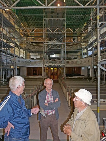 Deckengem&auml;lde mit Diskussion (Foto: Karl-Heinz Herrmann)
