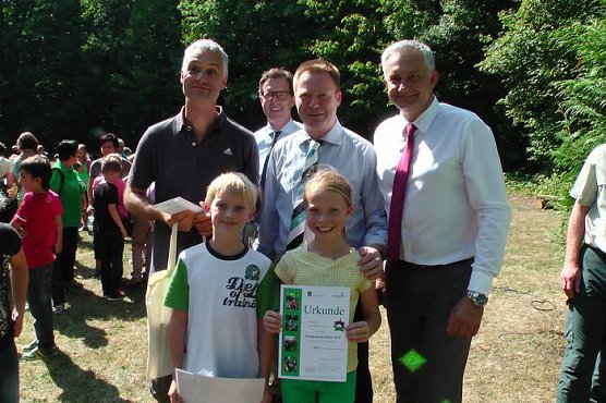 Tolle Waldjugendspiele in der Hainleite (Foto: Karl-Heinz Herrmann)