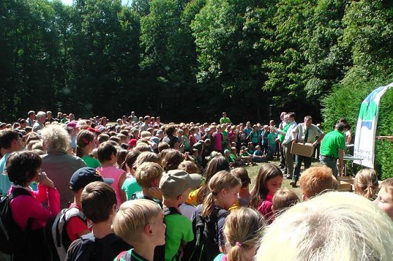 Tolle Waldjugendspiele in der Hainleite (Foto: Karl-Heinz Herrmann)