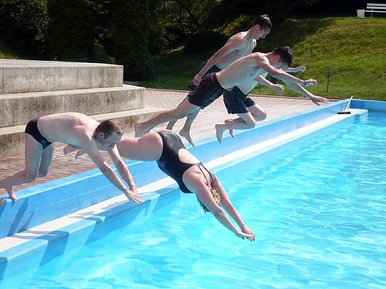 Schwimmmarathon beendet (Foto: privat) Schwimmmarathon beendet (Foto: privat)