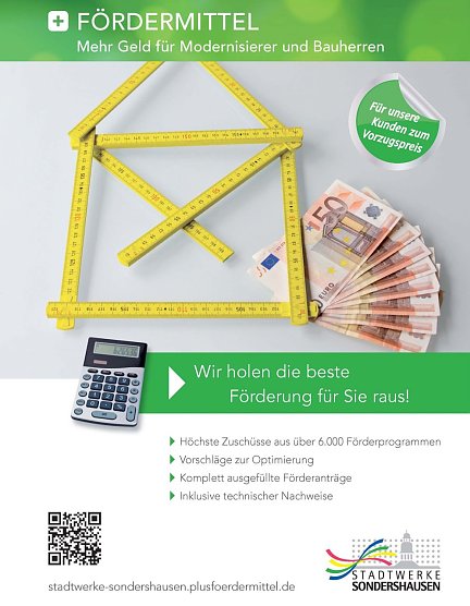 Thema Energieeffizienz (Foto: Stadtwerke Sondershausen)