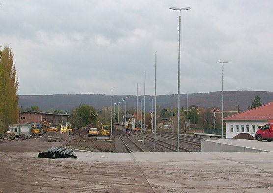 Verladerampe Bahnhof Sondershausen (Foto: Karl-Heinz Herrmann)